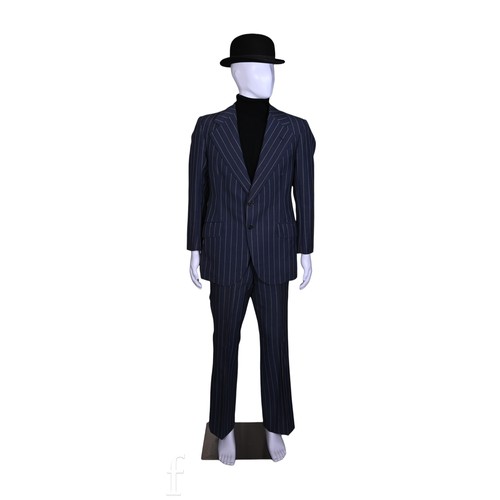 168 - John Bonham / Led Zeppelin - A 1970s pinstripe suit owned and worn by John Bonham, with inside pocke... 