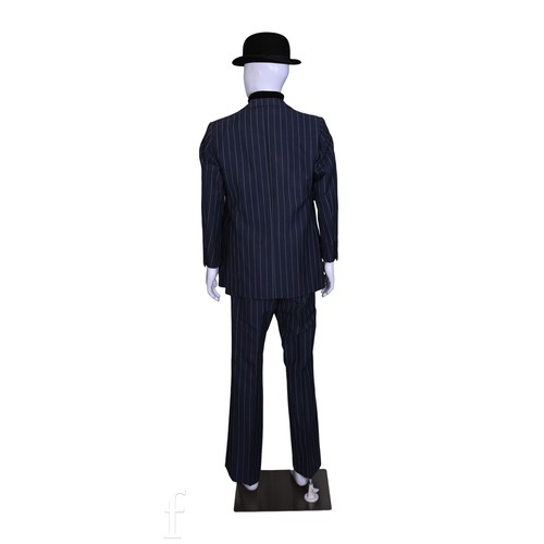 168 - John Bonham / Led Zeppelin - A 1970s pinstripe suit owned and worn by John Bonham, with inside pocke... 