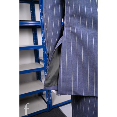 168 - John Bonham / Led Zeppelin - A 1970s pinstripe suit owned and worn by John Bonham, with inside pocke... 