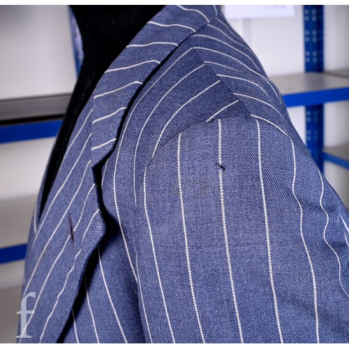 168 - John Bonham / Led Zeppelin - A 1970s pinstripe suit owned and worn by John Bonham, with inside pocke... 