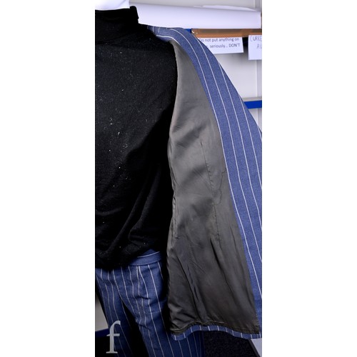 168 - John Bonham / Led Zeppelin - A 1970s pinstripe suit owned and worn by John Bonham, with inside pocke... 