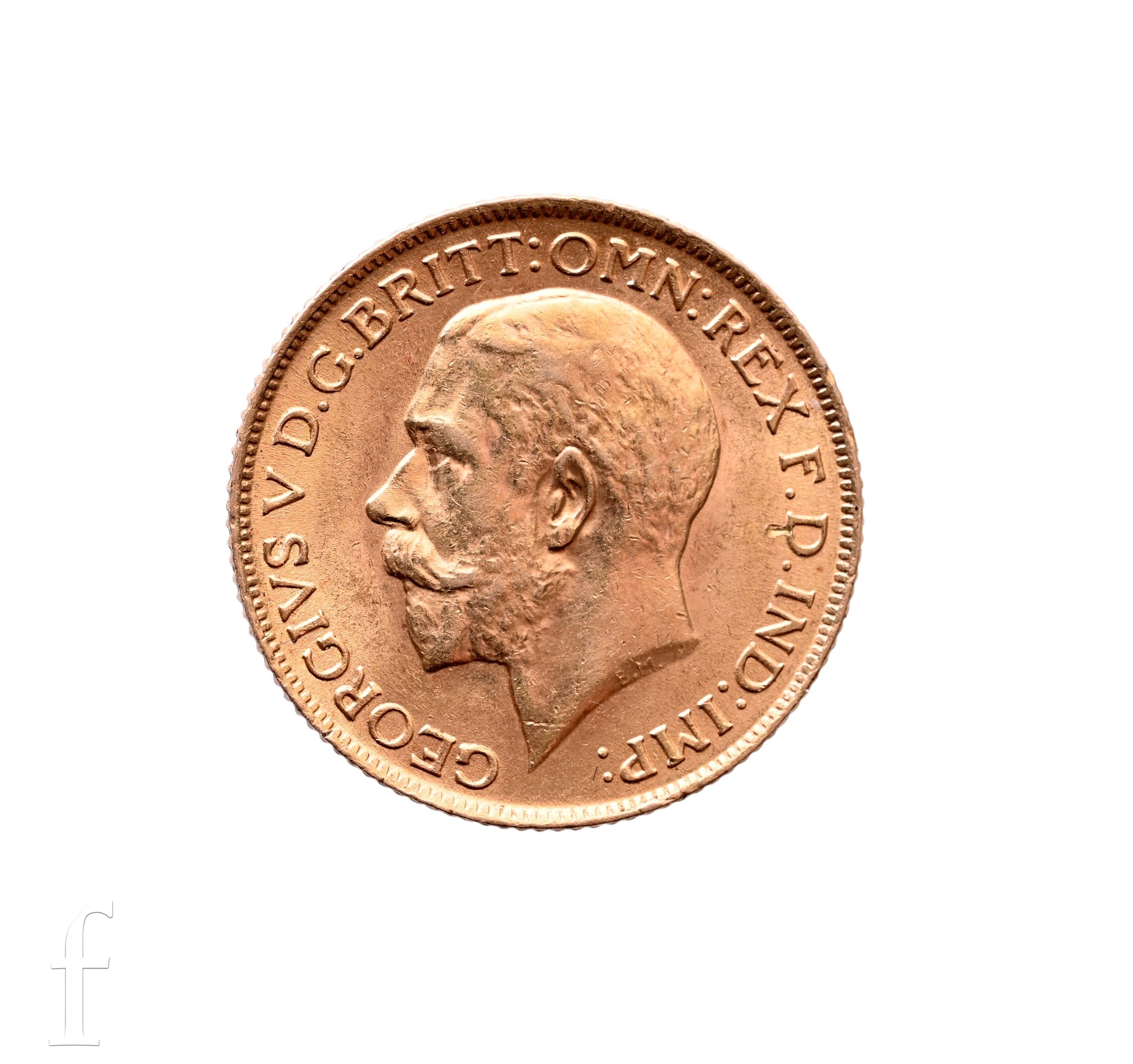 George V - A sovereign, 1913, reverse St George and Dragon.