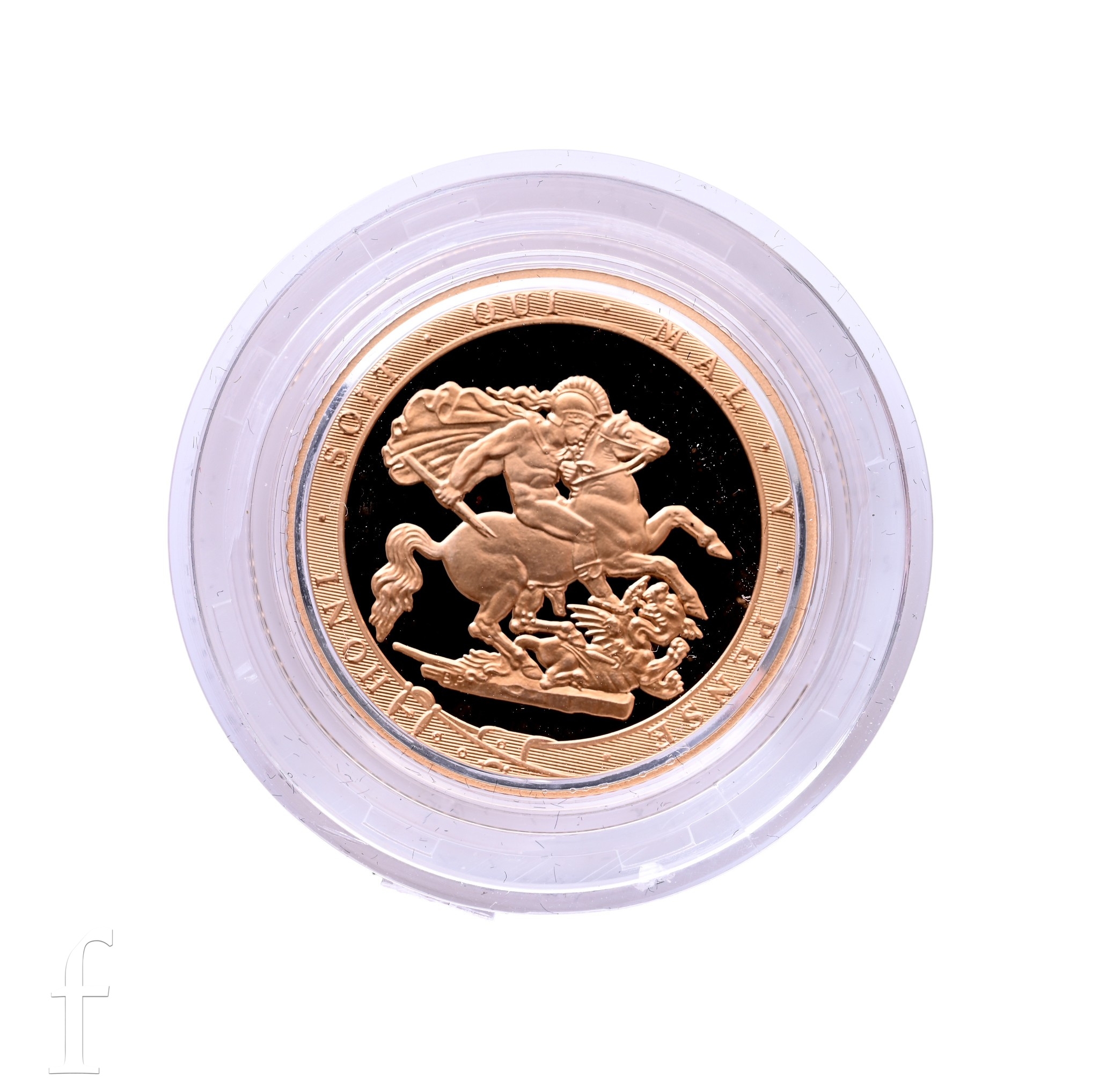 Elizabeth II - A sovereign 2017, reverse St George and Dragon, No 04717 ...