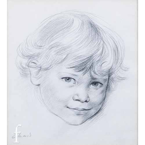 1110 - John Edwards R.A. (1940-2020) - Study of a reclining female nude, back view, sanguine chalk, signed,... 