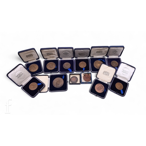 728 - Eleven 1930s Shrewsbury School medals including Inter-House boxing, short relay, junior half mile, l... 