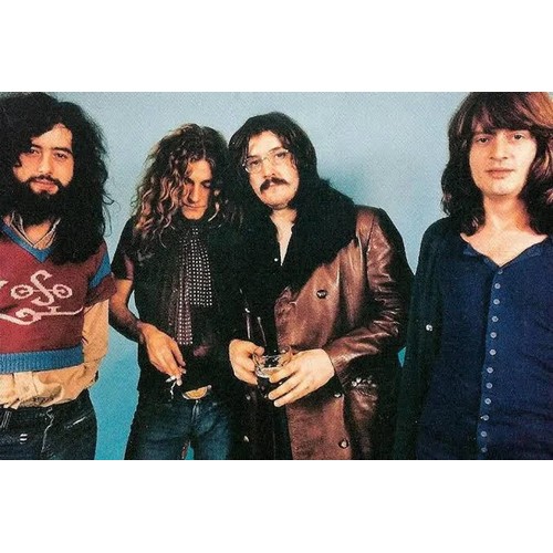 121 - A 1970s John Bonham owned and worn brown leather Jacket with brown faux fur trim collar, no makers l... 