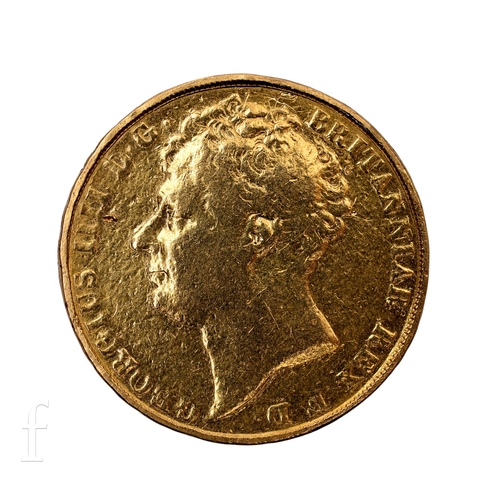 George IIII - A double sovereign 1823, reverse St George and Dragon.