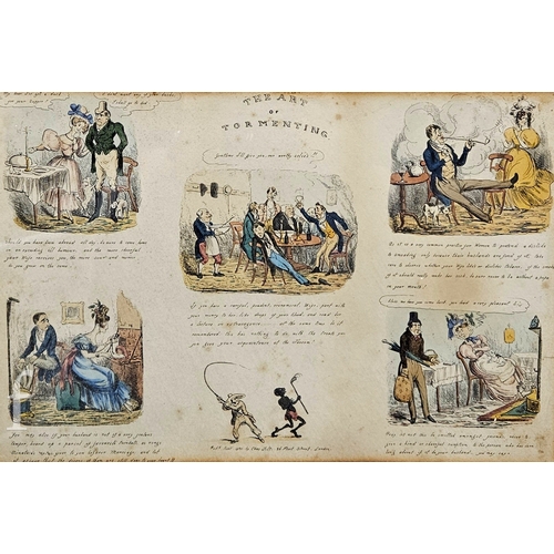420 - Henry Heath (19th Century) - 'The Art of Tormenting', hand coloured etching, published by Charles Ti... 