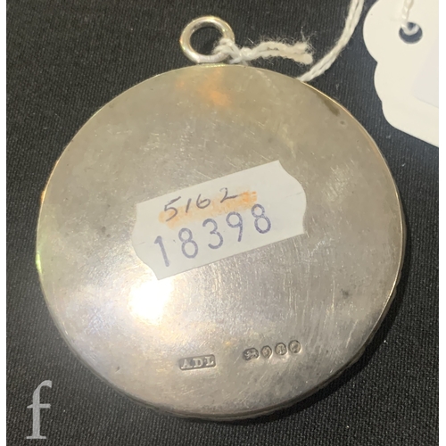 623 - A Victorian gilt medallion for the Ancient Order of the Foresters, in silver frame with suspension l... 