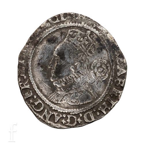 624 - An Elizabeth I (1558-1603) threepence 1567, with rose.