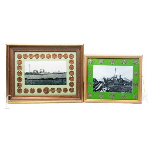 629 - A collection of twenty nine stamped copper Black Country pit tokens various collieries Netherend, Ha... 