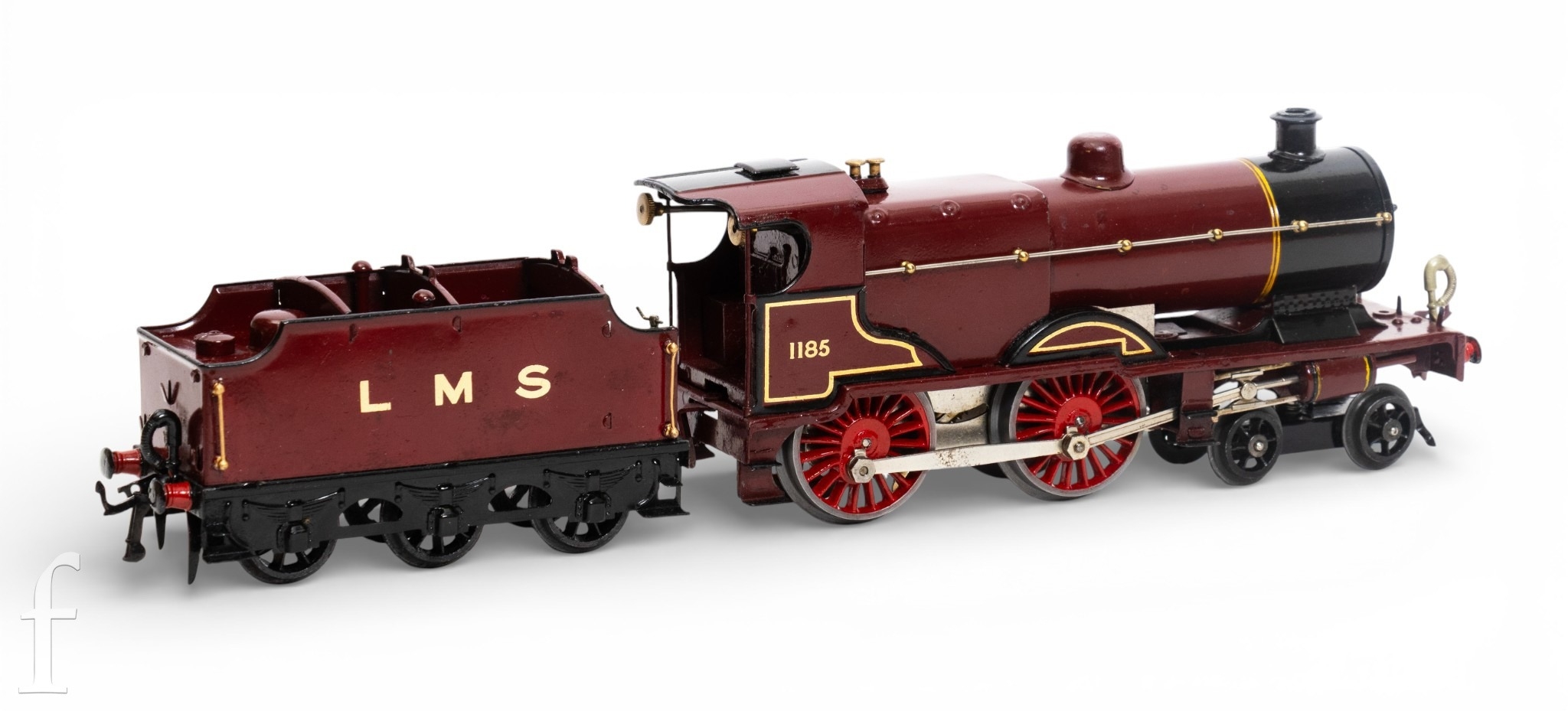 A Hornby O Gauge Special No.2C LMS 'Compound' locomotive and tender, in ...