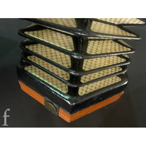 458 - A 20th Century concertina by Lachenal & Co London, No 42616, forty eight key operation, in assoc... 