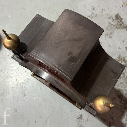 692 - An 18th Century mahogany longcase clock with eight day striking movement, the 12 inch broken arch br... 