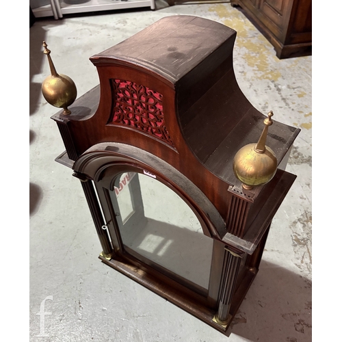 692 - An 18th Century mahogany longcase clock with eight day striking movement, the 12 inch broken arch br... 