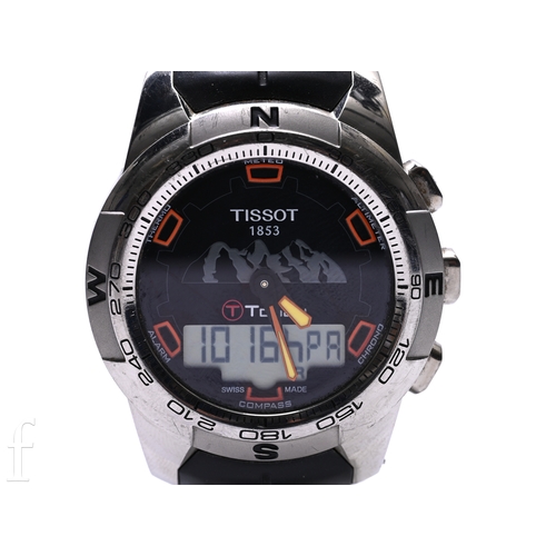 363 - A contemporary Tissot T-Touch II Jungfraubahn Centenary wristwatch 1912-2012, in 43mm stainless stee... 