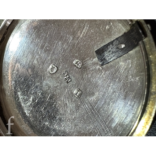 227 - A George III William Stephenson, London silver pair case pocket watch with fusee verge movement, whi... 