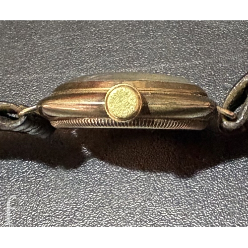 355 - A 1930s Rolex Oyster wristwatch, ref. 678, in a 9ct gold 31mm cushion shaped case, with 15 jewel man... 