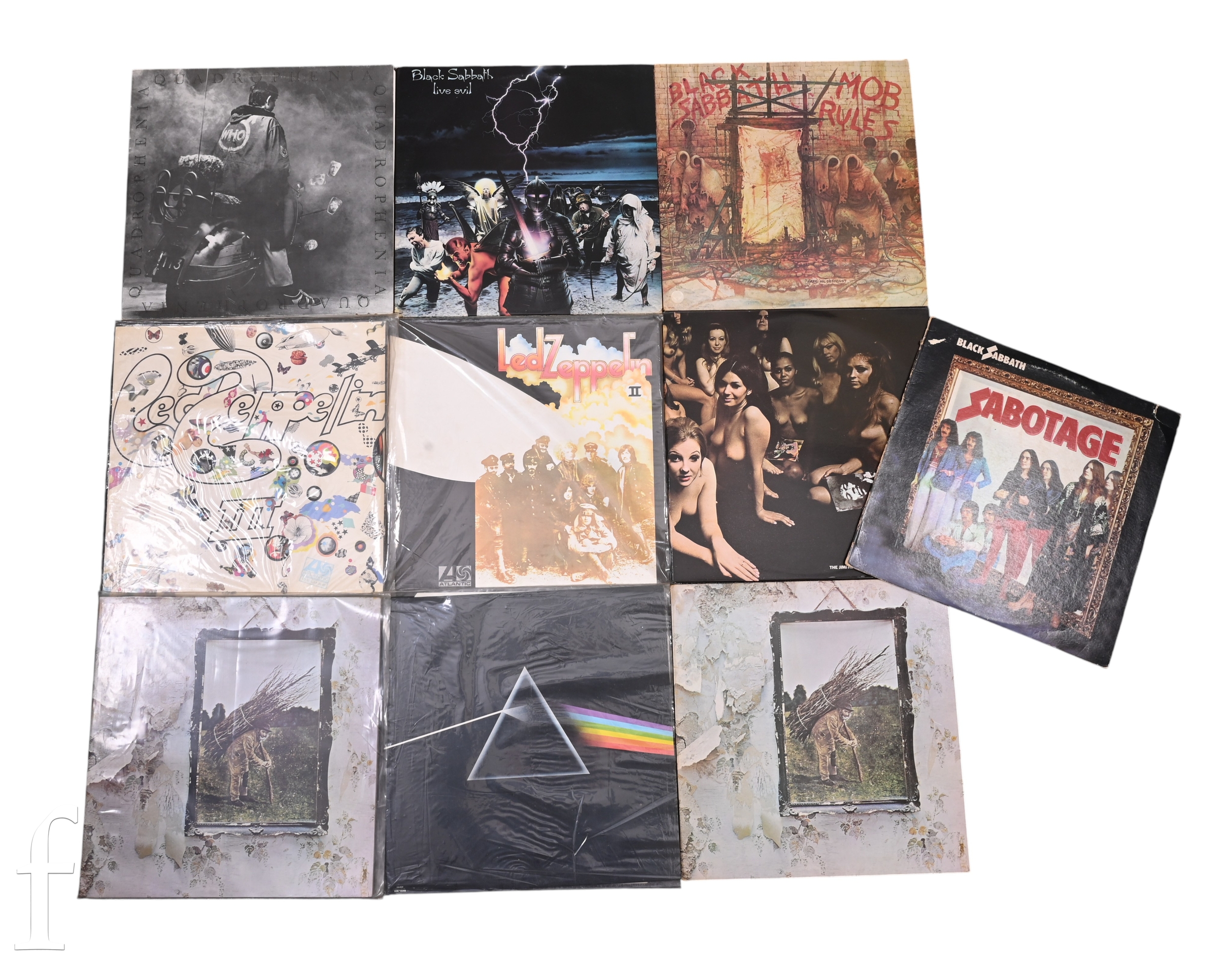 Rock - A collection of later and reissue LPs, to include Black Sabbath ...