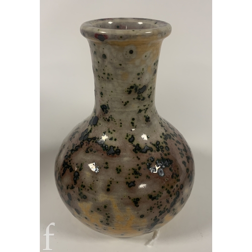 Ruskin Pottery - An early 20th Century high fired vase, of bottle form ...
