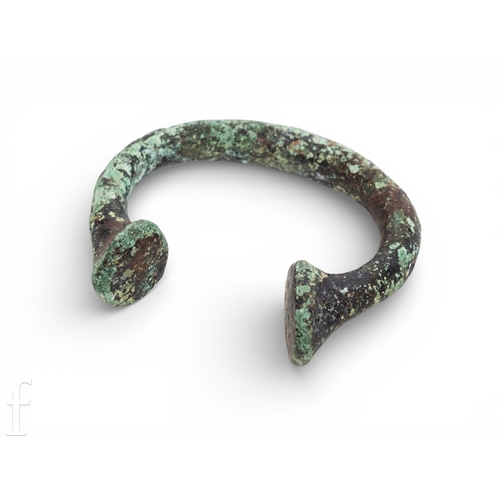 2 - A 19th Century bronze Manilla bangle, recovered from the English Schooner that was wrecked off the I... 