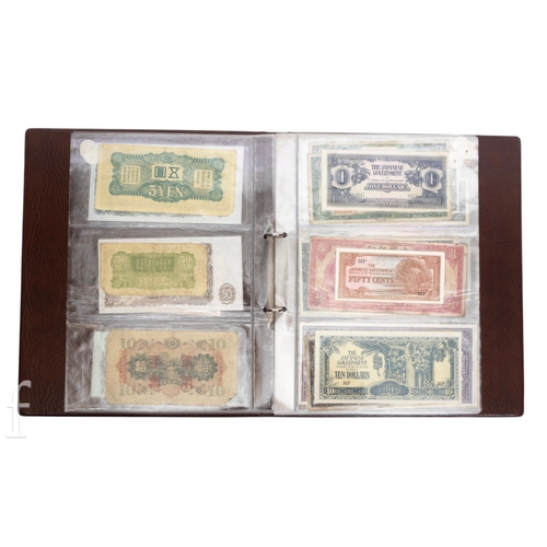 48 - Banknotes - An album of assorted world notes to include a 1965 Nigerian one pound note, Bulgarian St... 