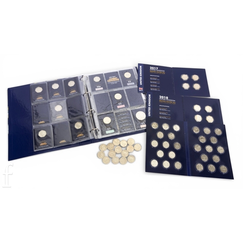 Elizabeth II - A Change Checker album containing fifty pences, various ...