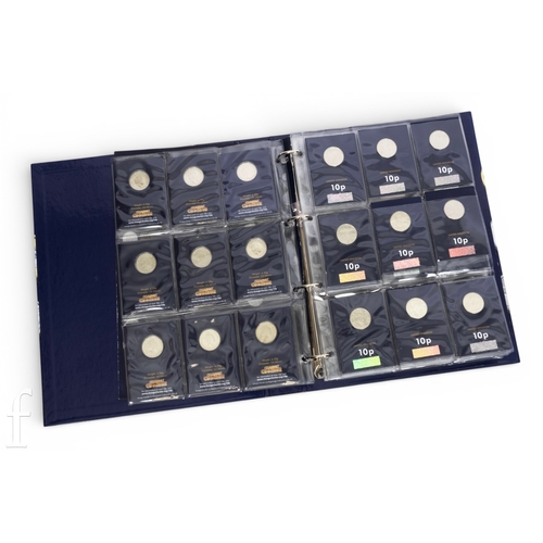 Elizabeth II - An A-Z Change Checker album of ten pences, full set ...
