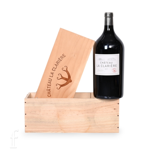 35 - A cased Jeroboam (300ml 4 x bottles) 2019 Chateau la Clariere Cotes de Castillon, France, red wine, ... 