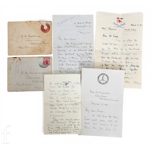 111 - 1910-1913 Captain Scott British Antarctic Expedition - A four page letter from Winterquarters, Cape ... 