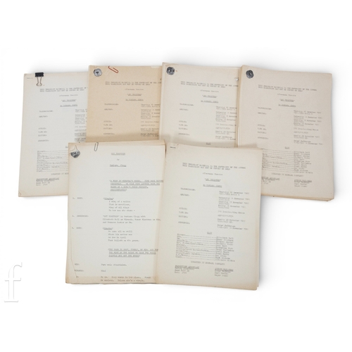 167 - Get Together - Barbara Clegg - A group of 6 original scripts for Get Together by Barbara Clegg, for ... 