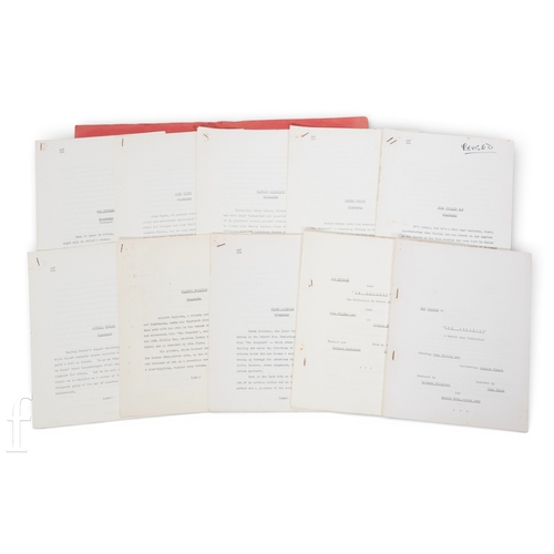 171 - The Sergeant (1968) - Rod Steiger - A group of pre-production related items including pre-production... 