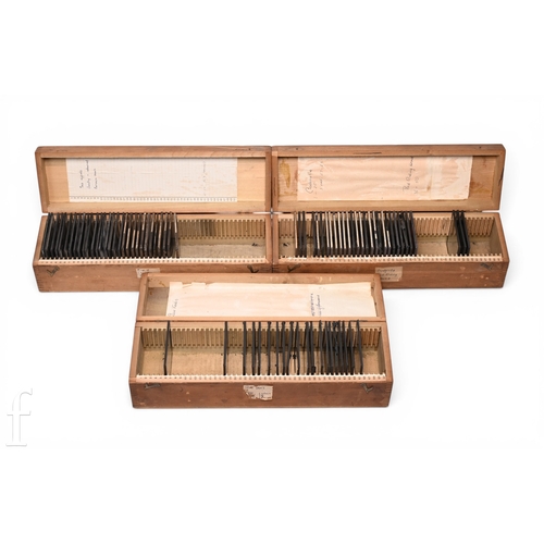 237 - A group of early 20th Century magic lantern glass slides to include Luo Vadis Houses of Parliament, ... 