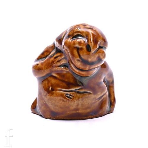 839 - A Doulton Lambeth stoneware figure of a grotesque figure titled 'The Mock Turtle' modelled by Mark V... 