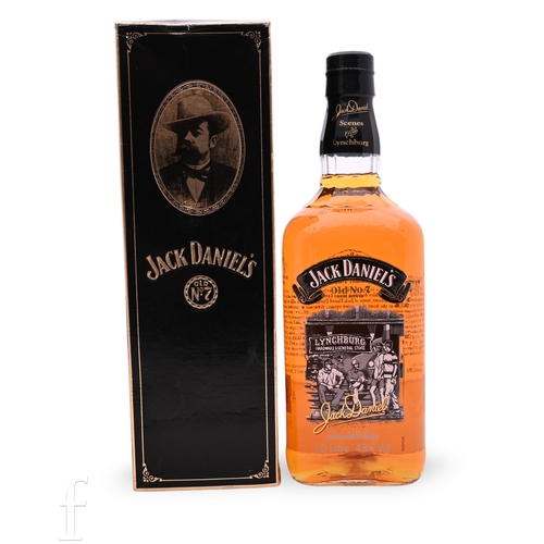 1022 - A limited edition 1 litre bottle of Jack Daniel's Tennesee Whisky  'Scenes From Lynchburg' #3 - Hard... 
