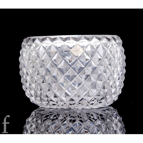 2A - A late Georgian double walled crystal glass bowl circa 1810, possibly an early thermal bowl for ice ... 