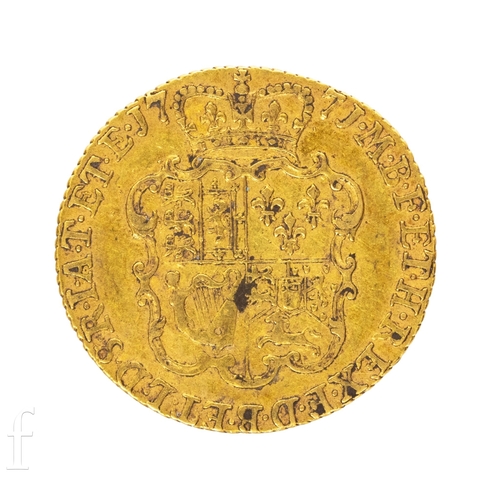 36 - George III - A guinea 1771, third laureate bust.