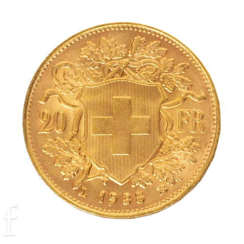 8 - Switzerland - A Helvetia twenty francs, 1947.