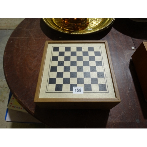 159 - A Modern Portable Chess Board & Pieces