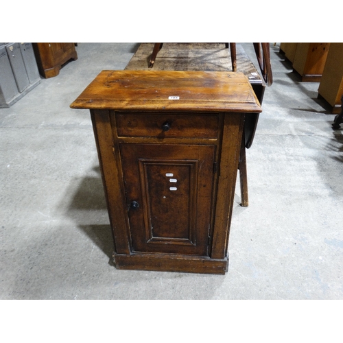 288 - A Victorian Single Door Pot Cupboard