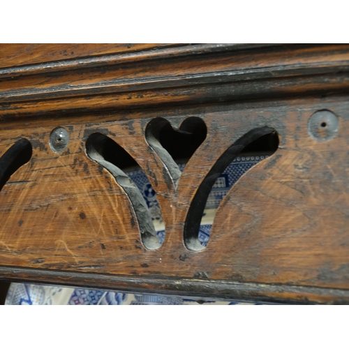 240 - An 18th Century Oak Mid Wales Dresser, Having A Three Shelf Rack, The Base Having Three Drawers Abov... 