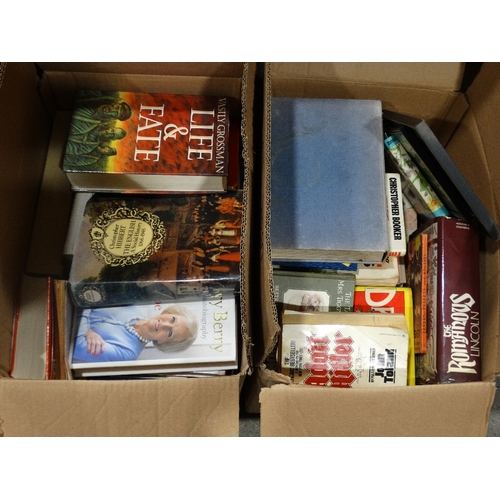 122 - Two Boxes Of Mixed Books