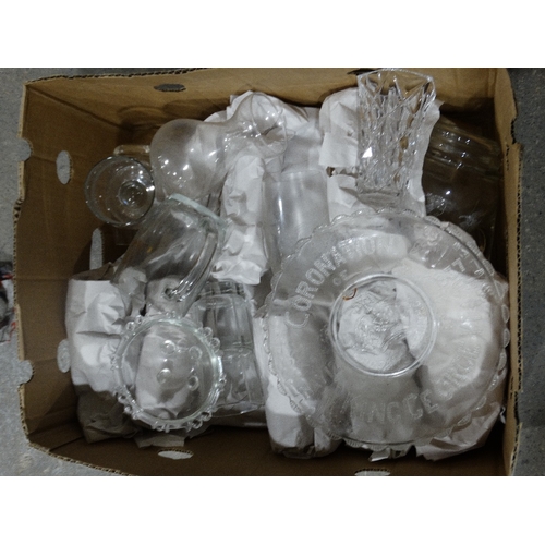 233 - A Box Of Mixed Glassware