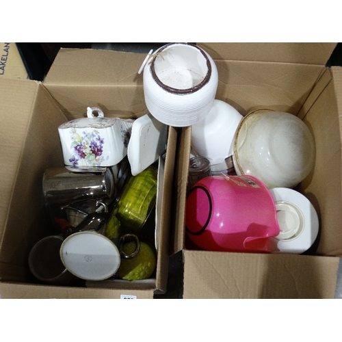 237 - Two Boxes Of Kitchen Ware Etc