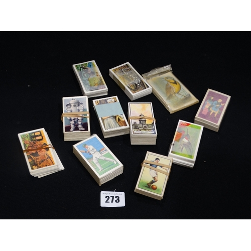 273 - A Quantity Of Cigarette Card Sets