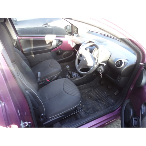 242 - Motor Vehicle, A Peugeot 107 Active, 998cc, Petrol, 3 Door Hatchback. Registered 2012, Reg No MK62 Y... 