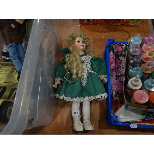 148 - A Collectors Doll With Musical Movements