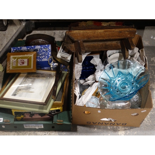 150 - Two Boxes Of Glassware Etc