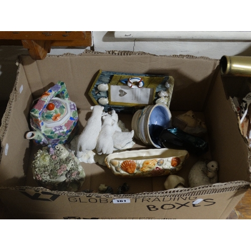 161 - A Box Of Mixed Ornaments