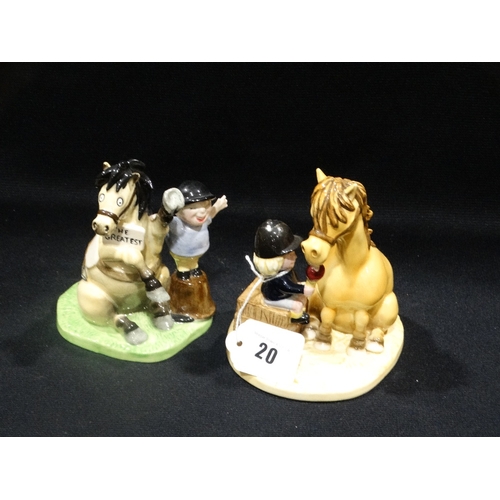 20 - Two Royal Doulton Thelwell Groups, 